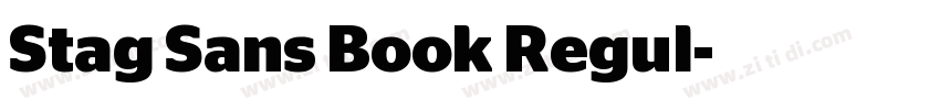 Stag Sans Book Regul字体转换